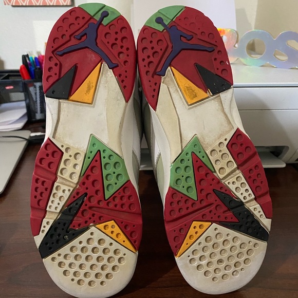 Kids Air Jordan 7 Retro BG Hare - Picture 7 of 8